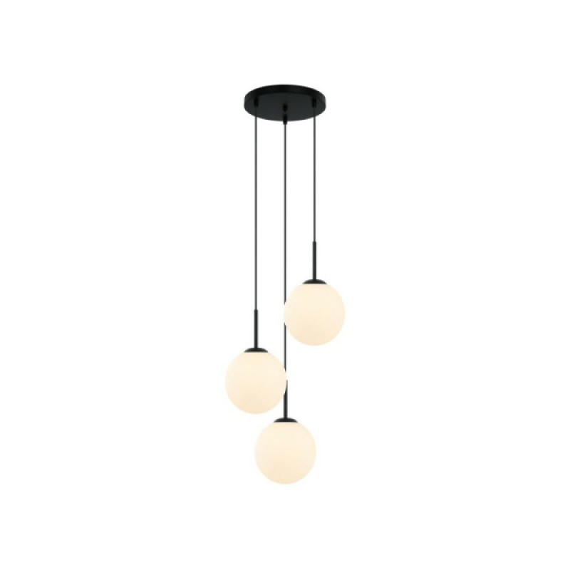Подвесной светильник, люстра Italux PND-5578-3S-BK Deore E27 3x40W IP20 Черный