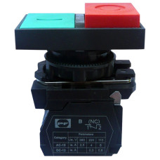 Кнопка Promfactor FP5-AL8425 1NO 1NC зелено-красная (FP5-AL8425)