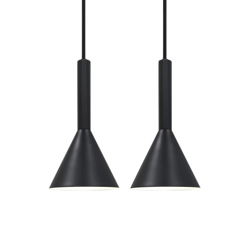 Подвесной светильник, люстра Nordlux 2612723003 Kelvis GU10 2x12W IP20 черный