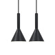 Подвесной светильник, люстра Nordlux 2612723003 Kelvis GU10 2x12W IP20 черный