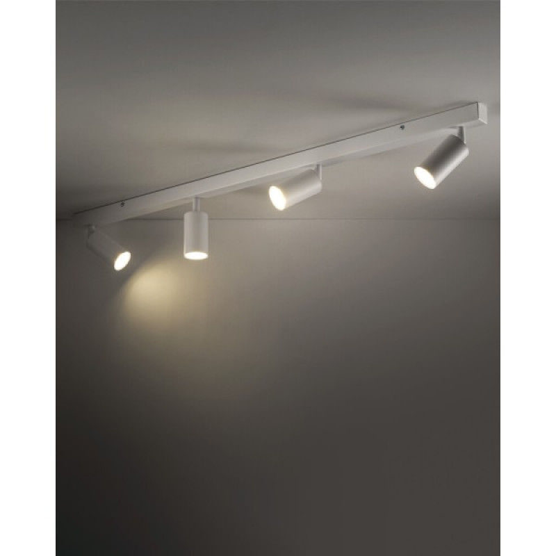 Светильник поворотный, спот TK Lighting 10797 Amis GU10 4x10W IP20 белый