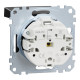 Механизм розетки SCHUKO с крышкой и защитными шторками Merten System M, MEG2310-0403 (черный матовый)