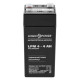 Акумулятор LogicPower AGM LPM 4-4 AH 4В