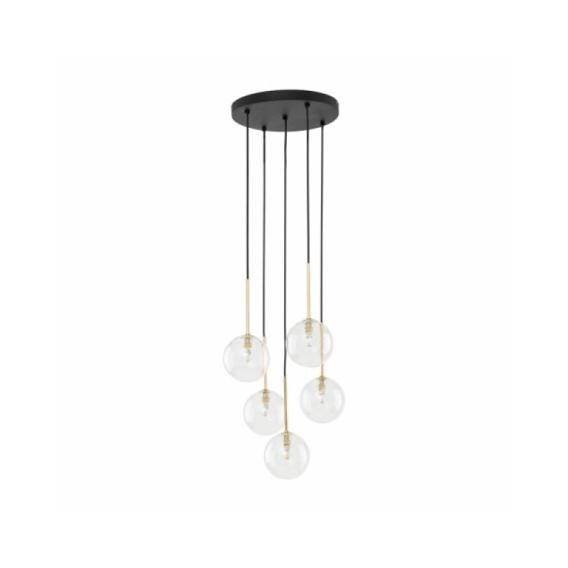 Підвісний світильник, люстра TK Lighting 5943 Nilos G9 5x6W IP20 Чорний