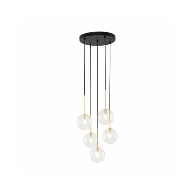 Підвісний світильник, люстра TK Lighting 5943 Nilos G9 5x6W IP20 Чорний