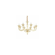 Люстра Ideal Lux 159973 Danieli E14 8x40W IP20 бурштинова