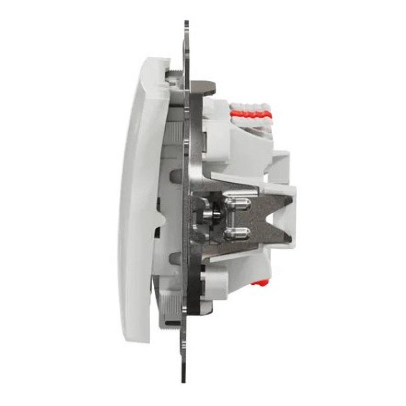 Двоклавішний вимикач Schneider Electric Sedna Design & Elements білий SDD111105
