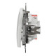 Двоклавішний вимикач Schneider Electric Sedna Design & Elements білий SDD111105