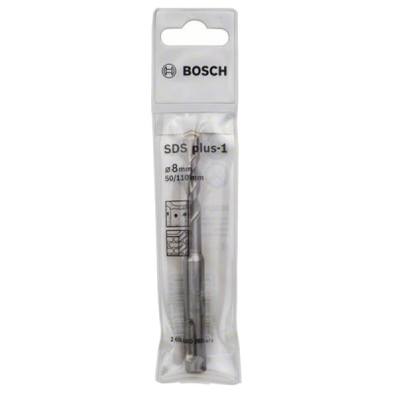 Бур по бетону Bosch 2608680269 SDS-Plus-1 8x50x110мм