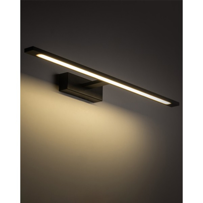 Світильник підсвітка для дзеркала TK Lighting 18002 Gallery LED 1x20W 4000K 2450Lm IP44 чорний