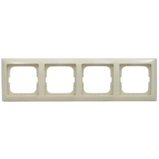 Четырехместная рамка ABB Basic 55 2514-92-507 (слоновая кость)