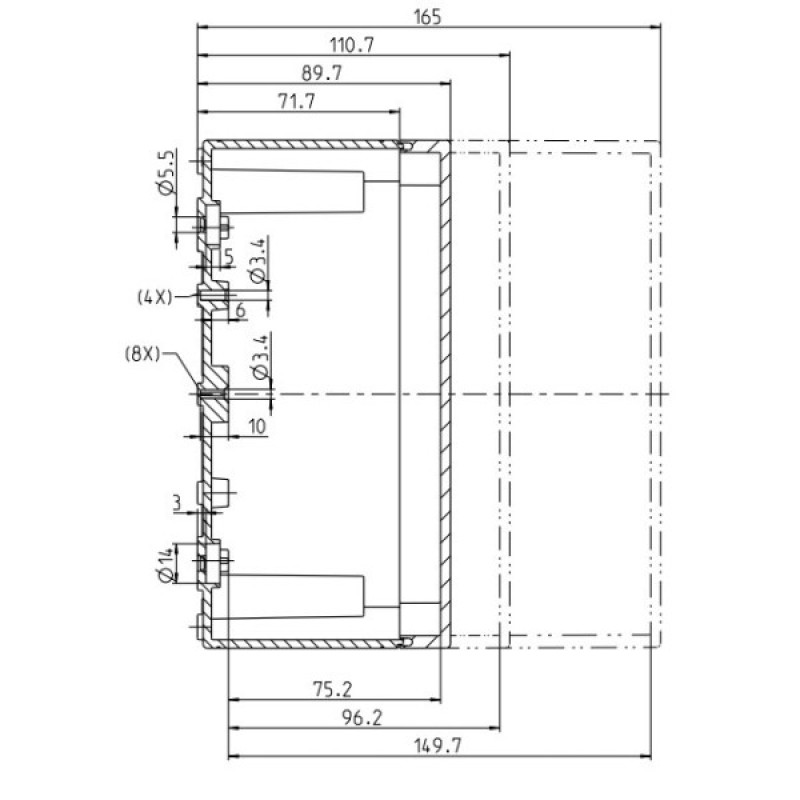 Коробка распаечная Spelsberg PS 2518-9-o (sp11040801) IP66 с гладкими стенками