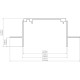 LED-профиль KLUS TESE, 1 метр