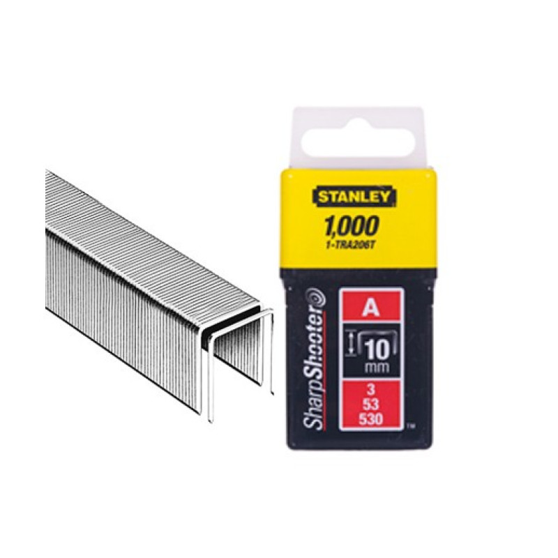 Скобы Stanley Light Duty 10мм