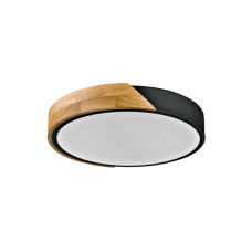 Світильник стельовий Italux PLF-13186-BK-WO Nastro LED 1x24W 3000K 2400Lm IP20 чорний