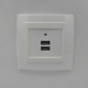 Розетка Nilson Touran біла 2-на USB ( 24111081 )