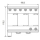 Обмежувач перенапруги ETI 002440560 ETITEC SM T12 300/25 (3+0 6p TNC)