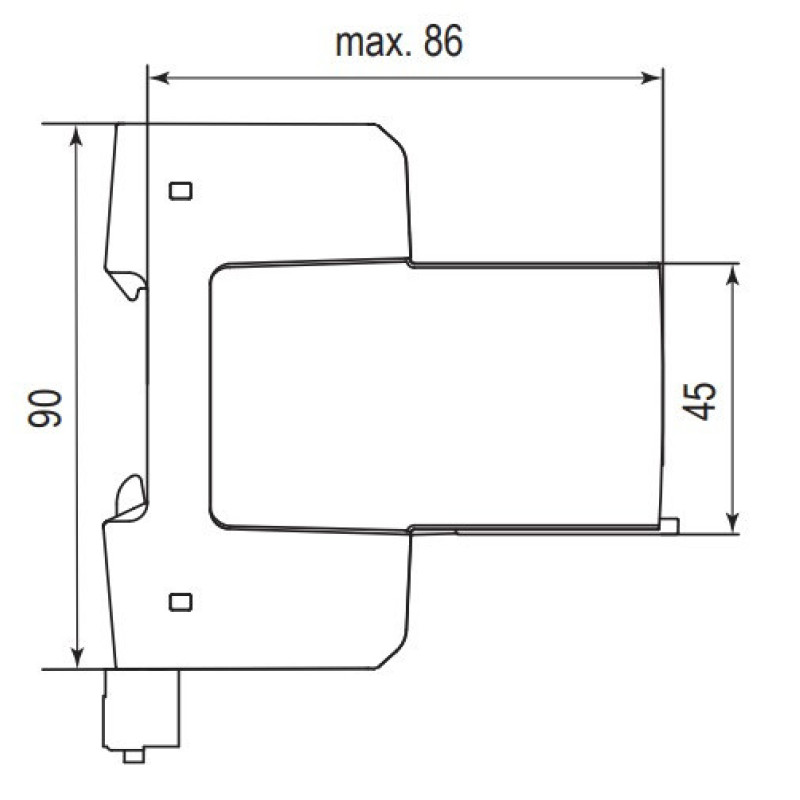 Обмежувач перенапруги ETI 002440560 ETITEC SM T12 300/25 (3+0 6p TNC)