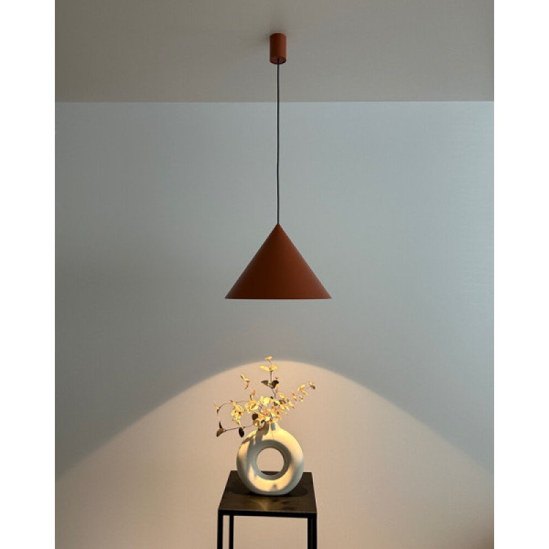 Подвесной светильник, люстра Nowodvorski 11486 Zenith M GU10 1x20W IP20 терракотовый