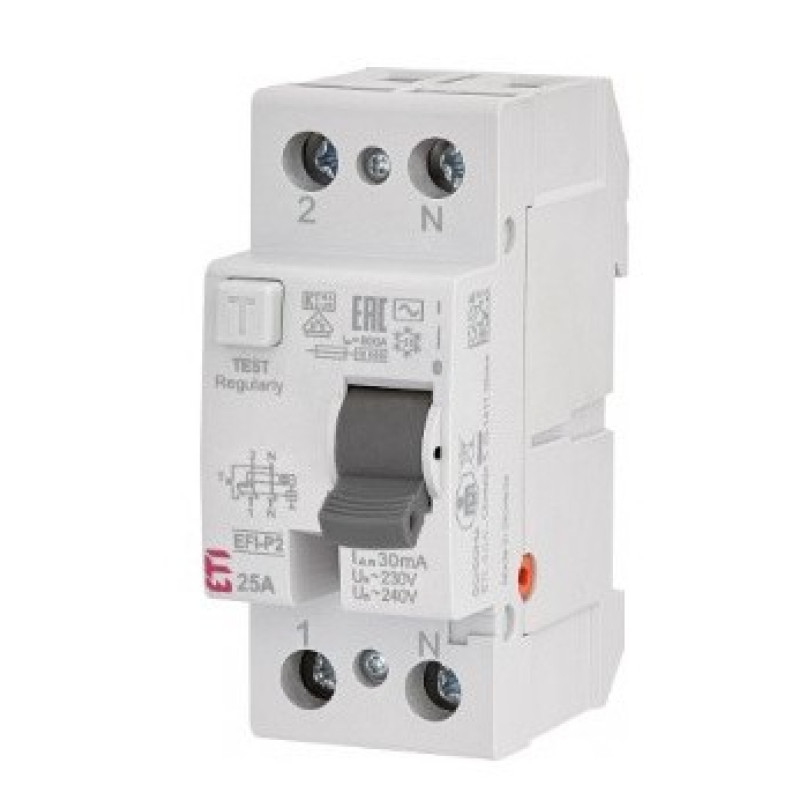 УЗО ETI EFI-P2 25/0,03 AC 10кА (2061211)