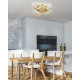 Люстра Goldlux 337856 Diana LED 1x34W 4000K 4500Lm IP20 золота