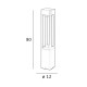 Вуличний світильник Italux OFL-22982-L-BK Nutri LED 1x10W 3000K 430Lm IP54 чорний