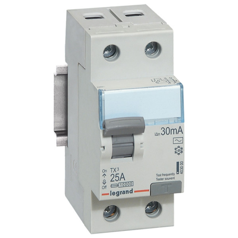 УЗО Legrand (403000) TX3 1Р+N 25A 30мА AC