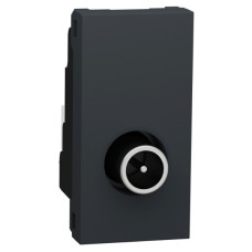 Одинарная TV розетка Schneider Electric NU346154 1М (антрацит)