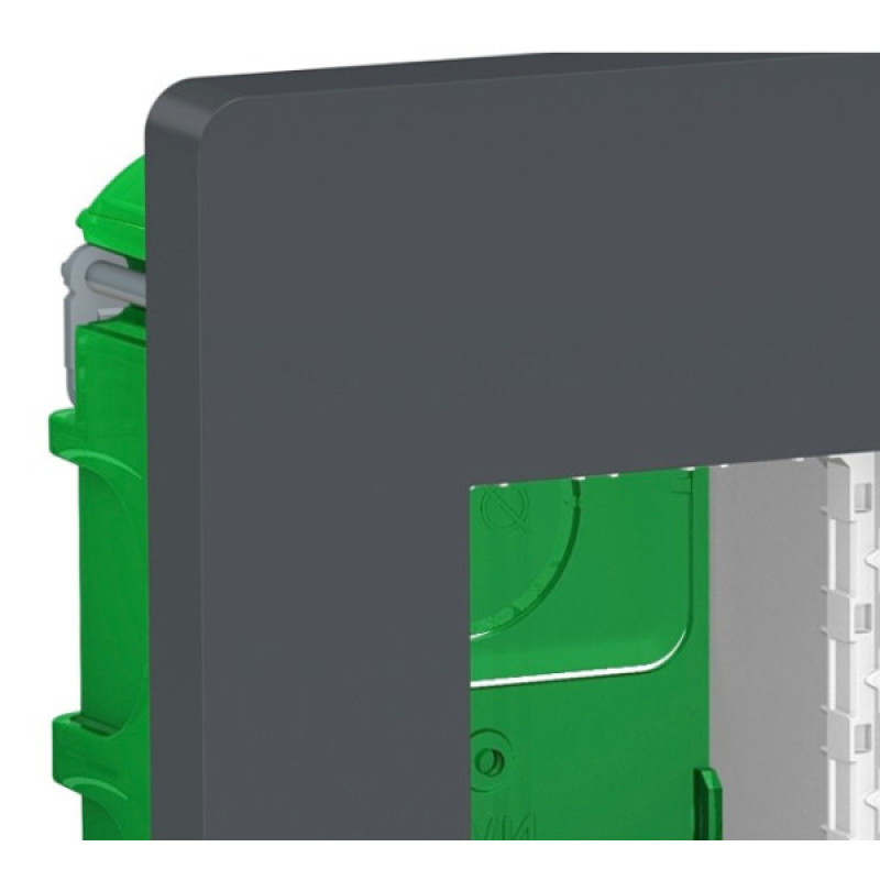 Встраиваемая установочная коробка Schneider Electric NU172454 Unica System+ 2х2 (антрацит)