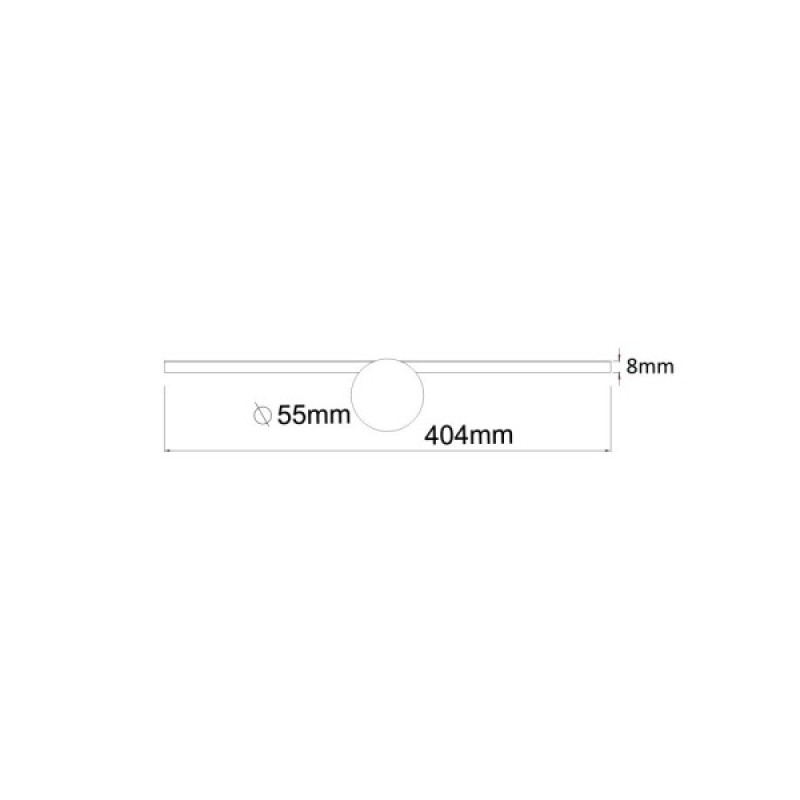 Світильник підсвітка для дзеркала Zuma Line W89949-6W-GD Camara LED 1x6W 4000K 800Lm IP44 золотий (5905316636422)
