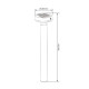 Уличный светильник на солнечной батарее Goldlux 329790 Gwinea LED 1x4,5W 4000K 400Lm IP44 черный
