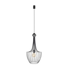 Підвісний світильник, люстра Nowodvorski 8851 Luksor S E27 1x25W IP20 чорний