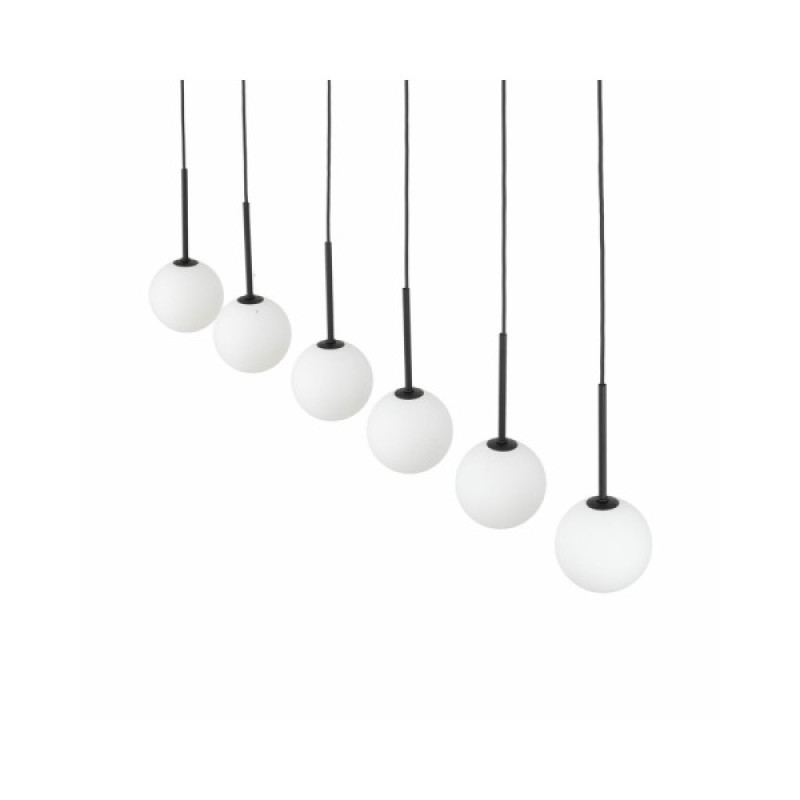Підвісний світильник, люстра TK Lighting 4504 Martin G9 6x6W IP20 Чорний