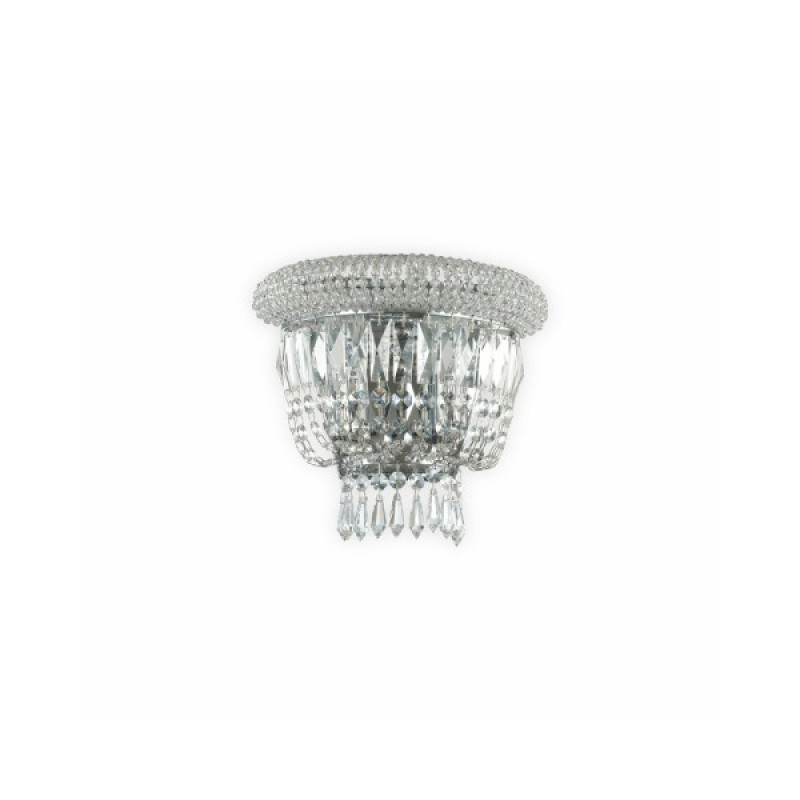 Бра, настенный светильник Ideal Lux Dubai ap2 cromo 207155
