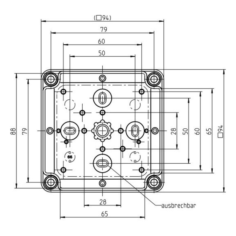 Соединительная распредкоробка Spelsberg PS 99-6-to (sp11100301) IP66 с гладкими стенками