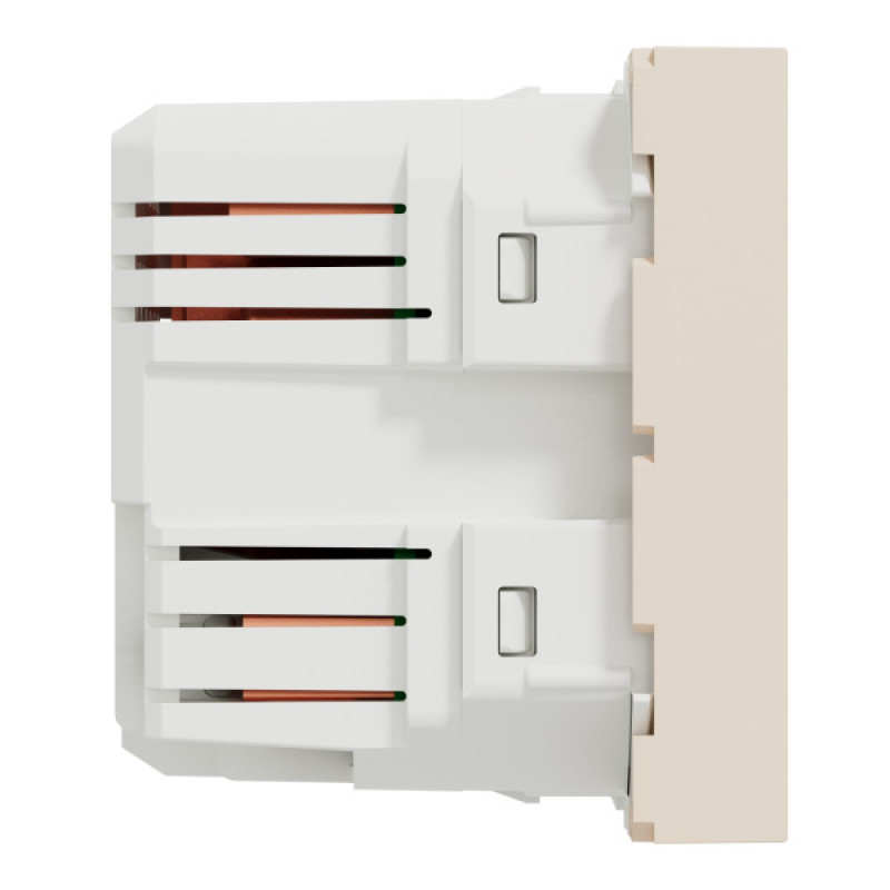 Розетка Schneider Electric Unica New NU341844 2 USB 2.1А 2м бежевая