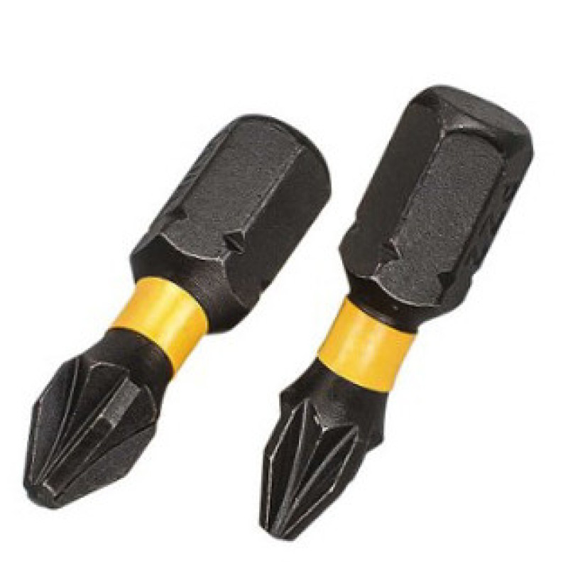Ударні біти DeWALT Torsion Tic Tac PZ2х25мм (25шт)