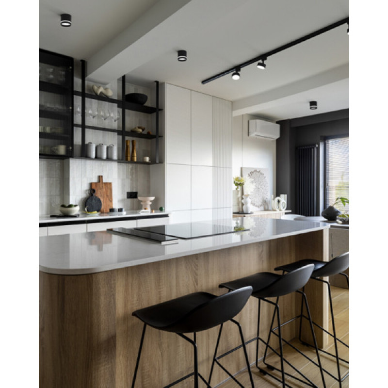 Точковий світильник Nowodvorski 10480 Cres GX53 1x12W IP20 чорний