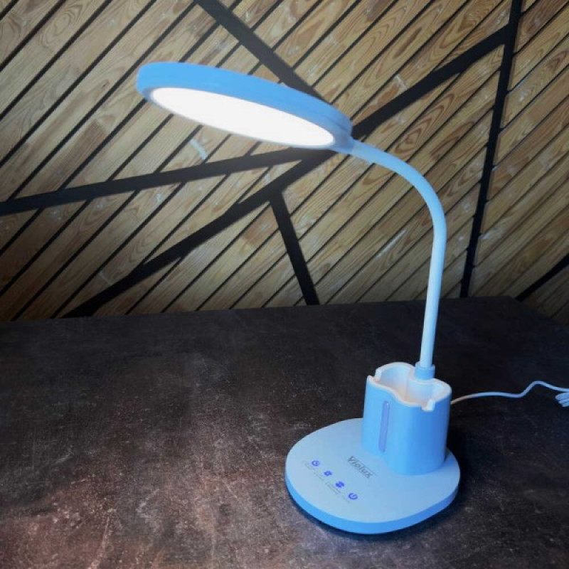 Светильник настольный LED JUNIOR 10W 3000-6500К голубой Violux ( 530301 )