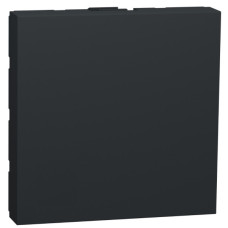 Заглушка Schneider Electric NU986654 для розетки 45х45 (антрацит)