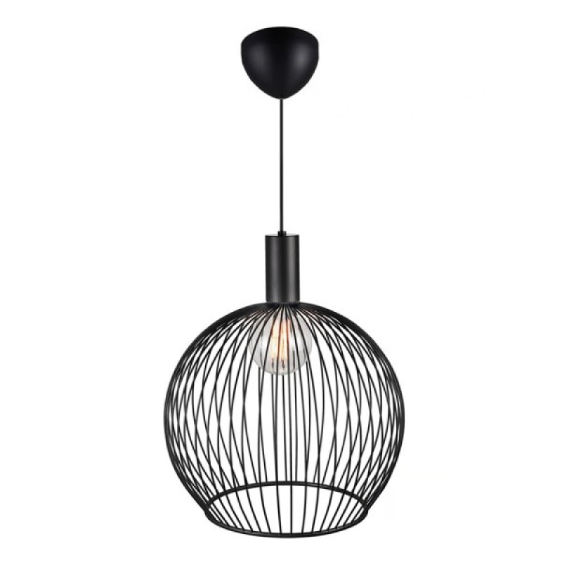 Підвісний світильник, люстра Nordlux 84263003 Aver E27 1x60W IP20 чорний