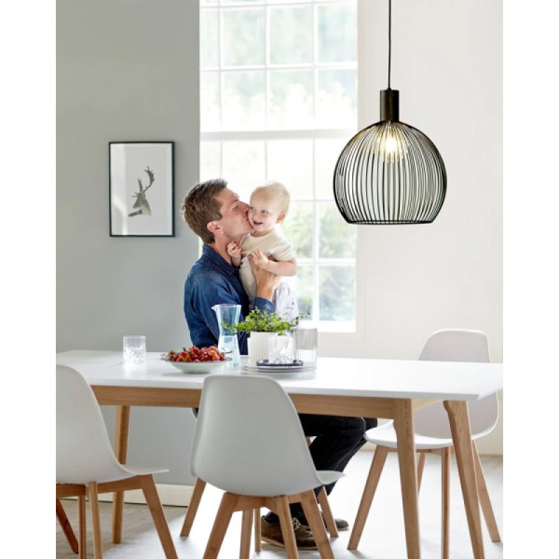 Підвісний світильник, люстра Nordlux 84263003 Aver E27 1x60W IP20 чорний