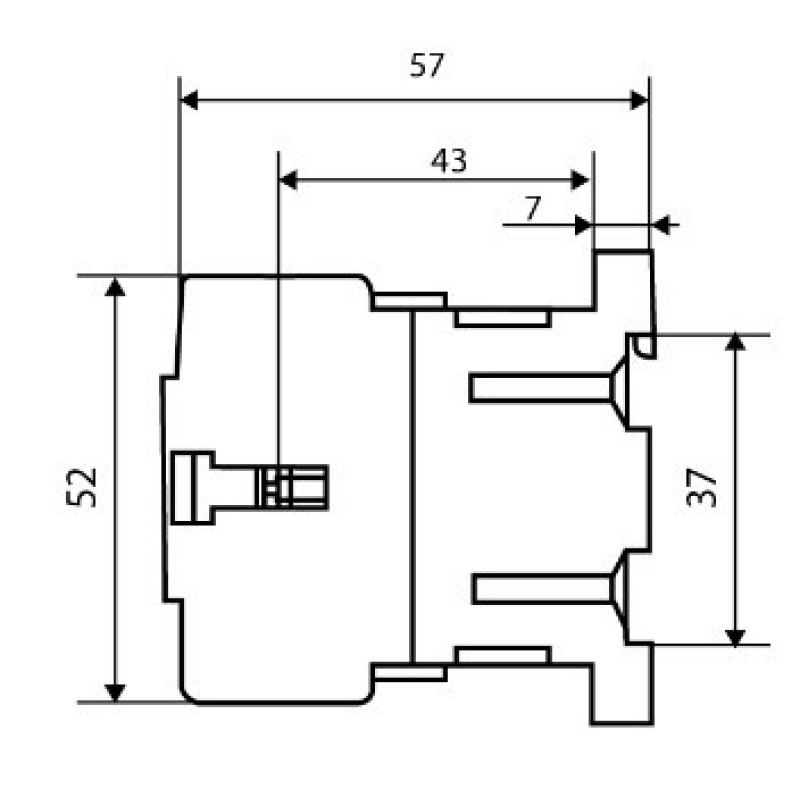 Мініконтактор Аско-Укрем ПМ 0-16-10 D7 42В LC1-K1610 (A0040010151)