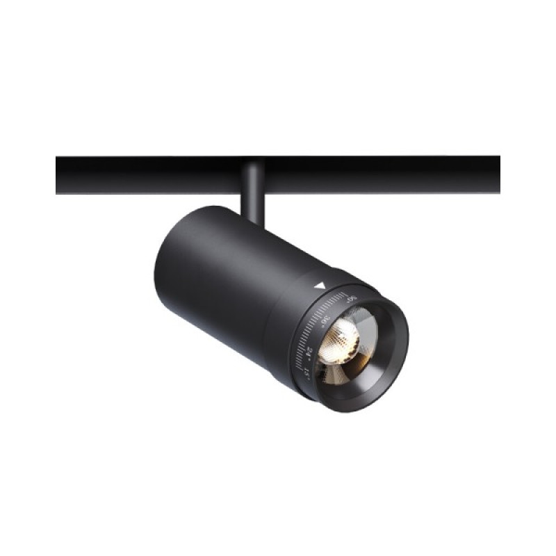 Магнітний трековий світильник Kloodi KDMG-FOCUS45 12W 3K BK LED 960Lm IP20 чорний