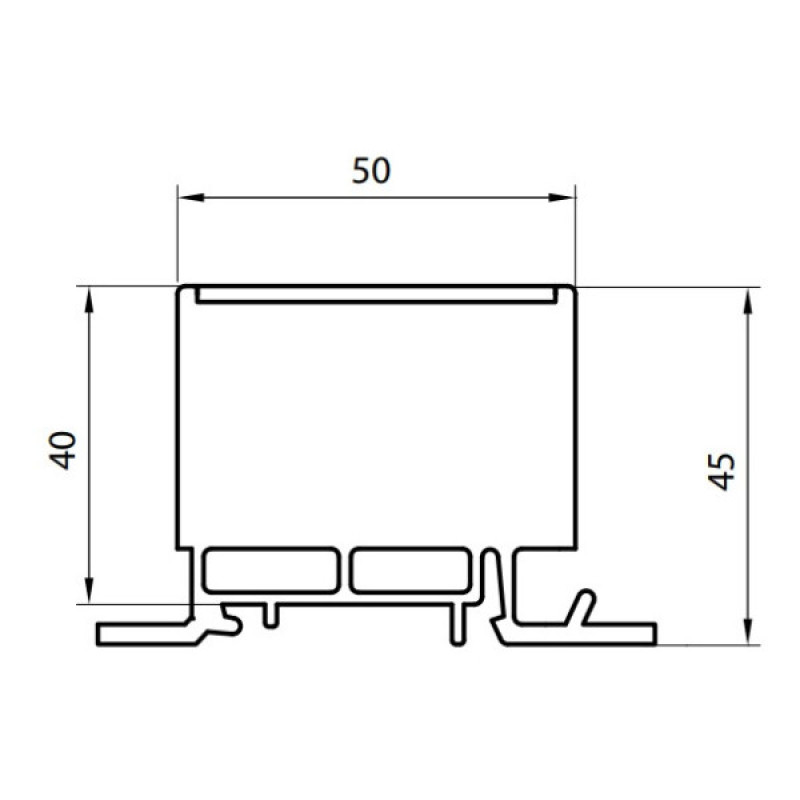 Распределительный блок ETI 001102421 EDBS-50B/PE (150А 16-70мм²)