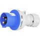 Кабельна силова вилка ETI 004482016 EV-1632 IP44 (16A 230V 2P+PE)