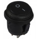 Перемикач Аско-Укрем KCD1-5-101W B/B (0-I) IP65 чорний (A0140040073)