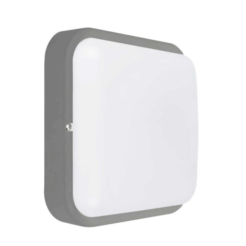 Світильник LED Violux ДББ POLO UA сірий MW sensor 12W 5000K IP54 ( 243442 )