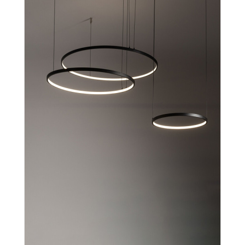 Люстра Nowodvorski 10817 Circolo LED 3x45W 3000K 1600Lm IP20 чорна