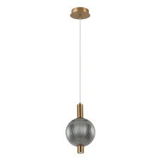 Подвесной светильник, люстра Italux PND-83631-1-BRO-SG Lenti LED 1x7W 3000K 310Lm IP20 дымчатый